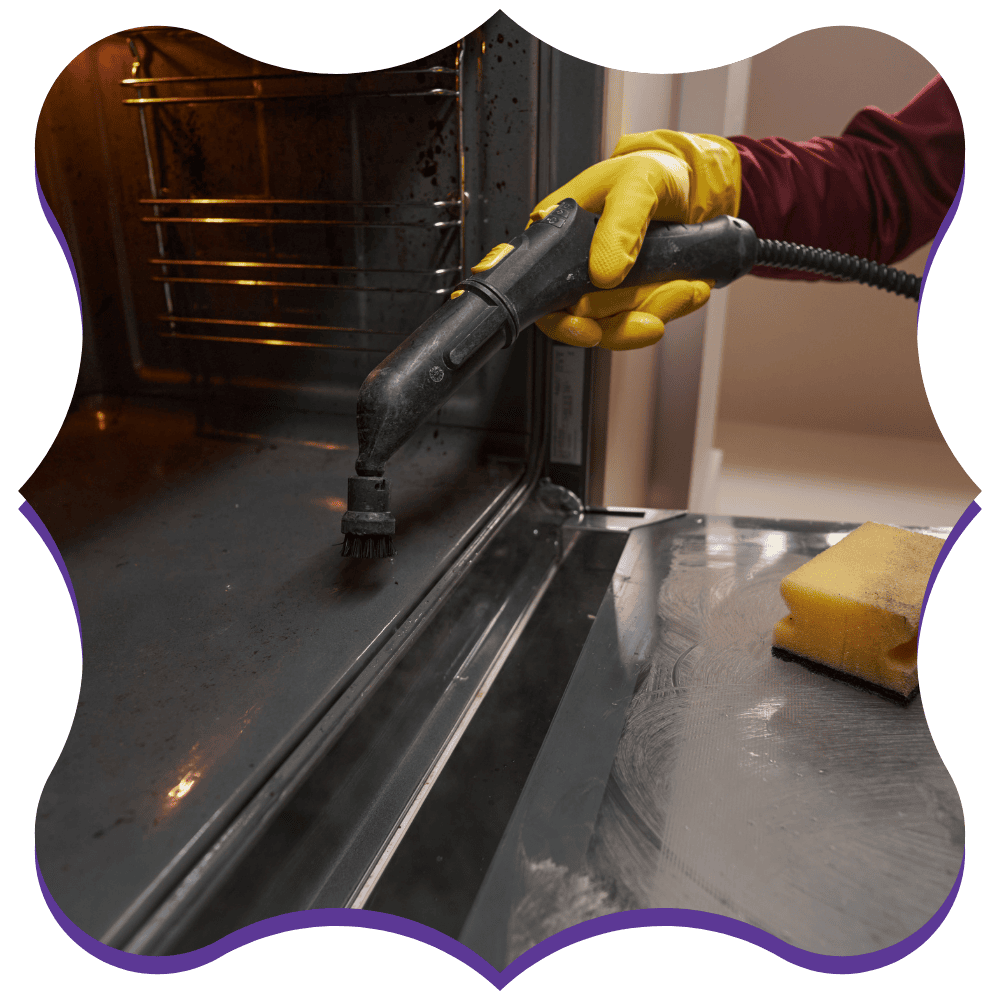 Professional deep cleaning service team working in a Salt Lake City home