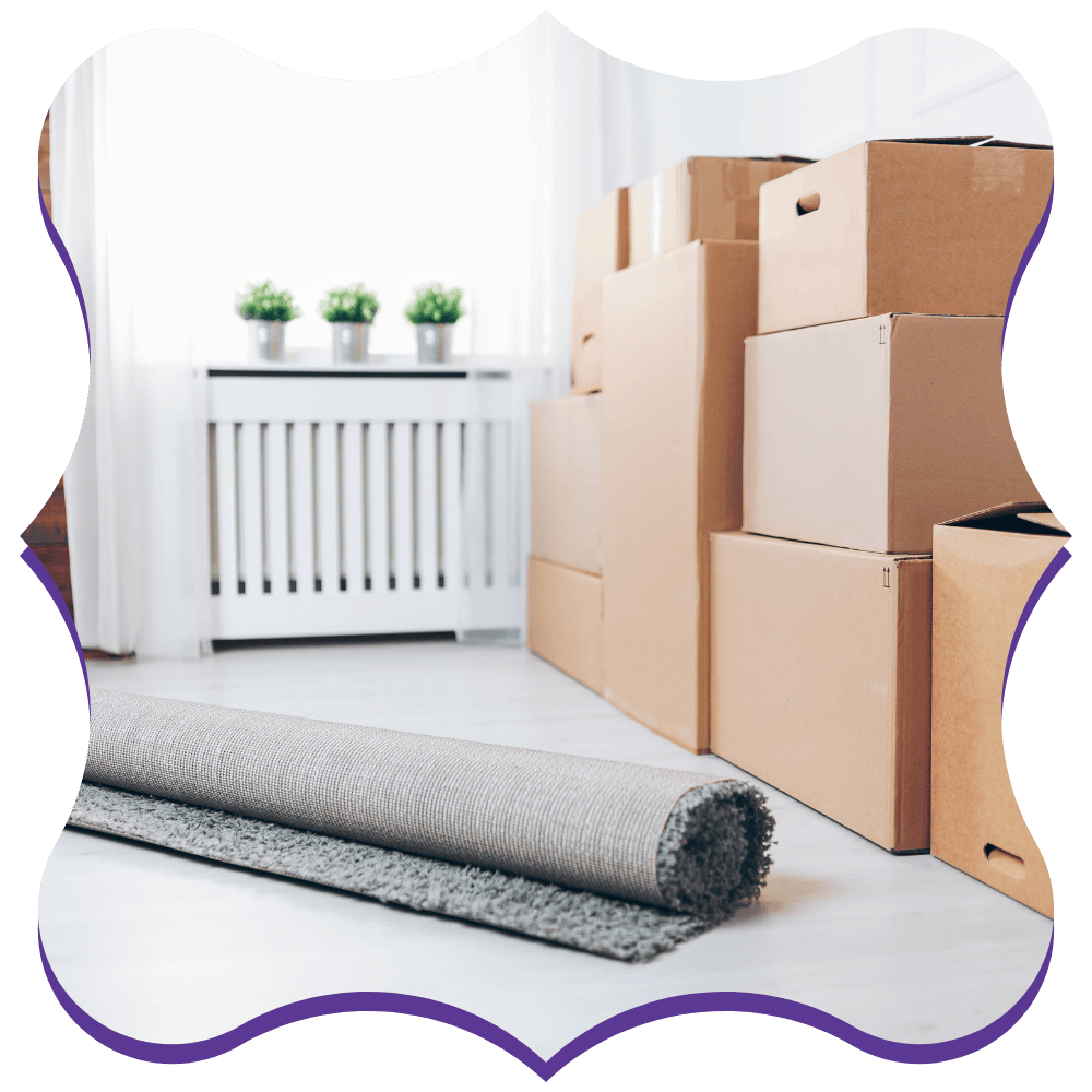 Move-in cleaning service for a vacant living room in Salt Lake City